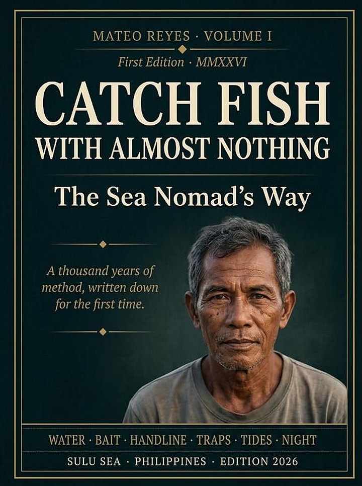 The Sea Nomad's Way — Catch Fish With Almost Nothing, by Mateo Reyes. First edition, 2026.